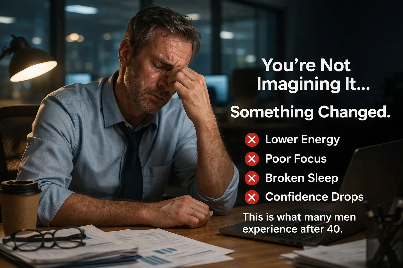 Man feeling tired and frustrated